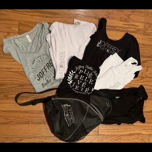 SIX Joffrey Ballet NYC Tops plus Sling Bag!